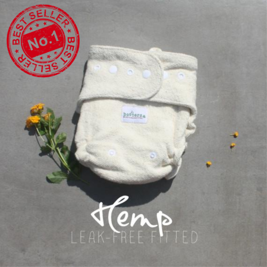 Hemp Overnight Fitted Diaper