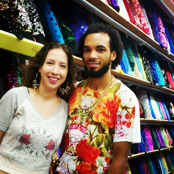 1st fabric store shopping experience in NYC