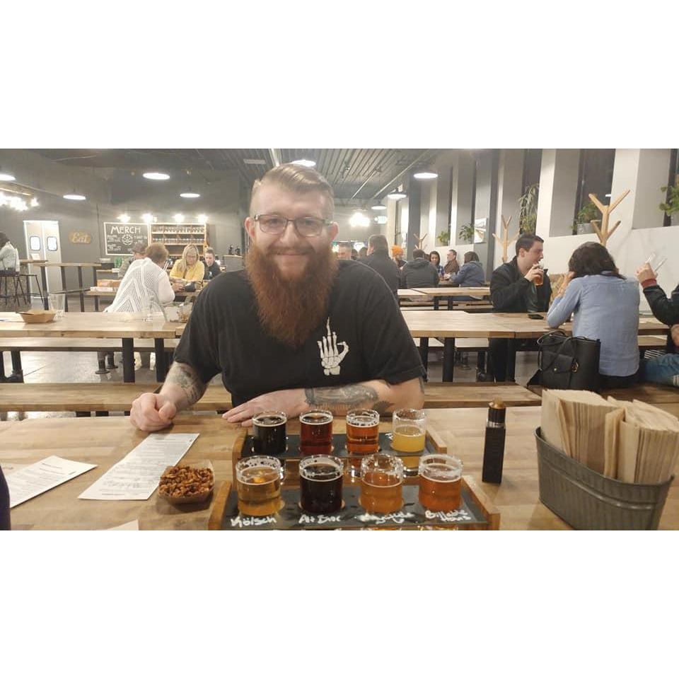 Beer tasting at Hop River, April 2018