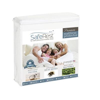Amazon - Saferest King Size Premium Hypoallergenic Waterproof Matress Cover