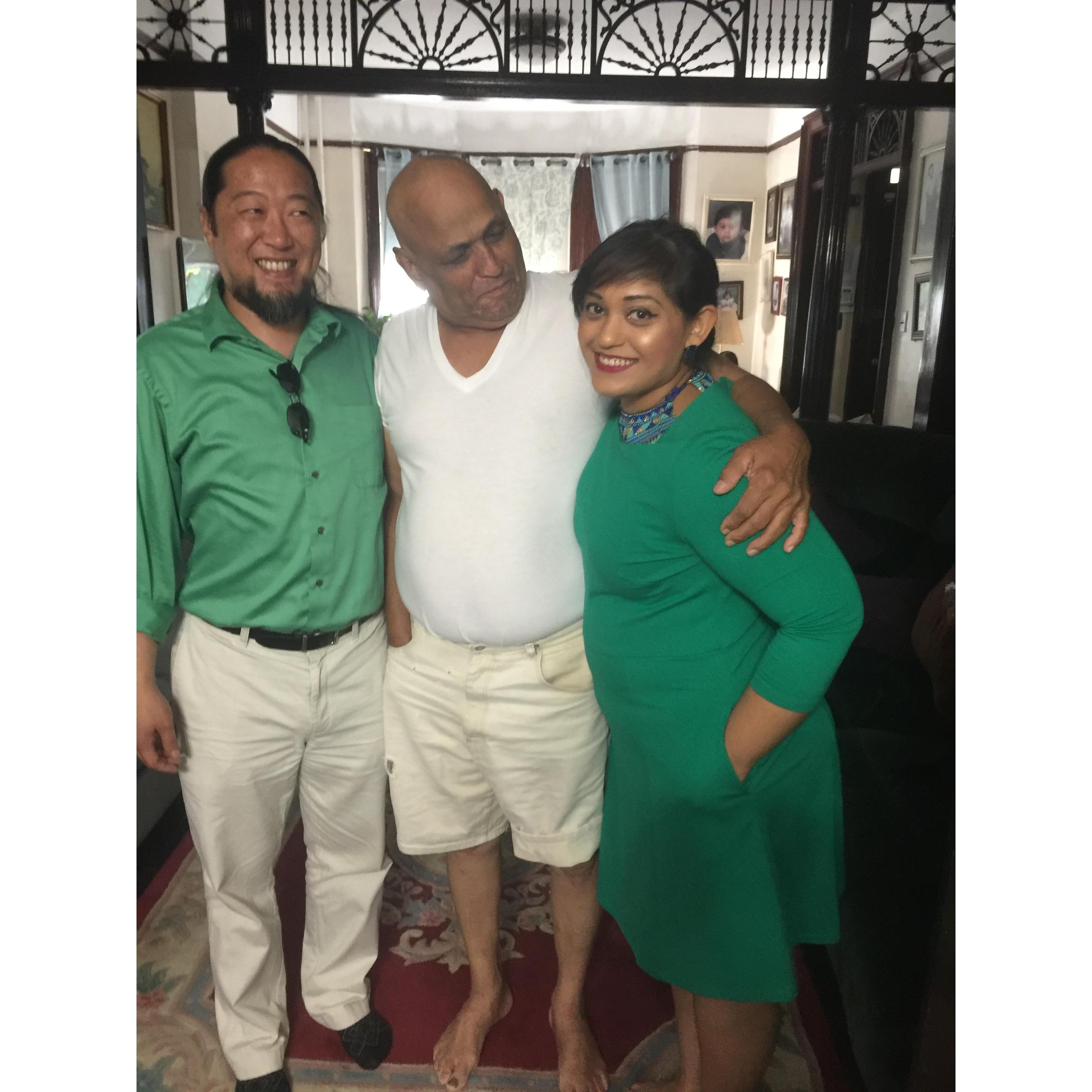 With Dad. Bronx, New York
