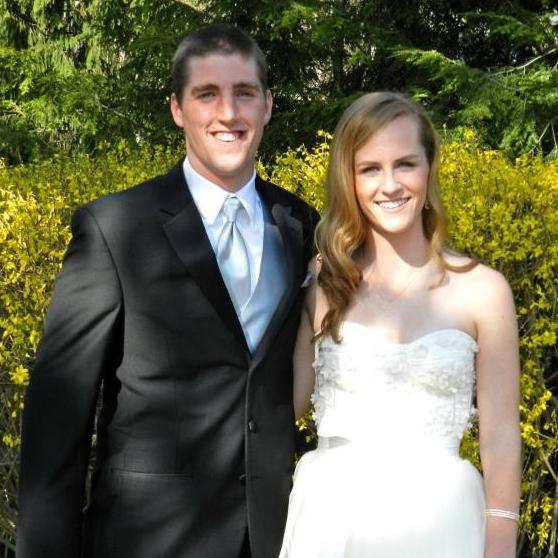 Senior prom! Turns out the joke from my sister that Grace picked a wedding dress wasn't too far off...