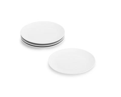 Pillivuyt Coupe Porcelain Bread & Butter Plates, Set of 4
