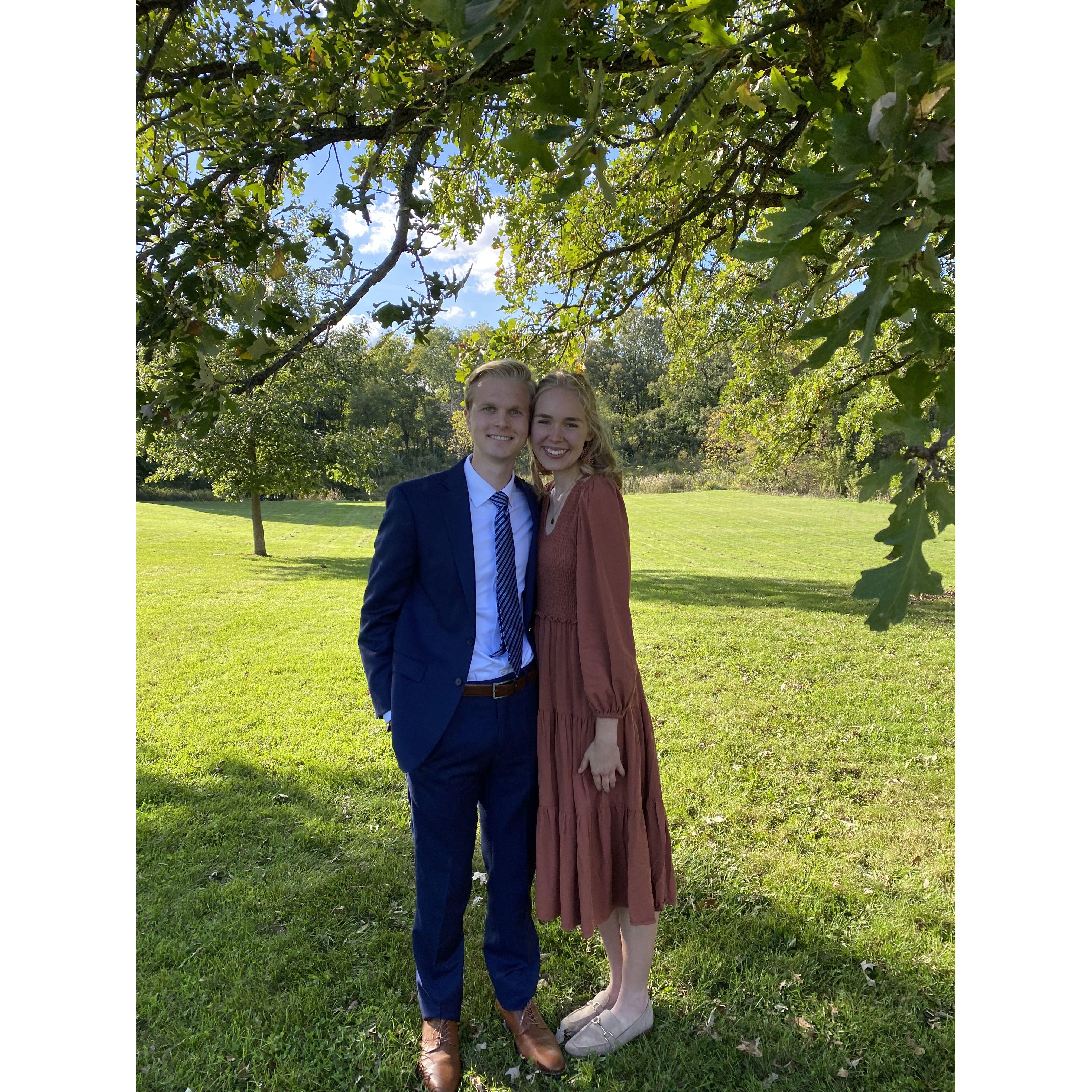 Celebrating the wedding of the two great friends who introduced us! Thanks, Emerson's!!