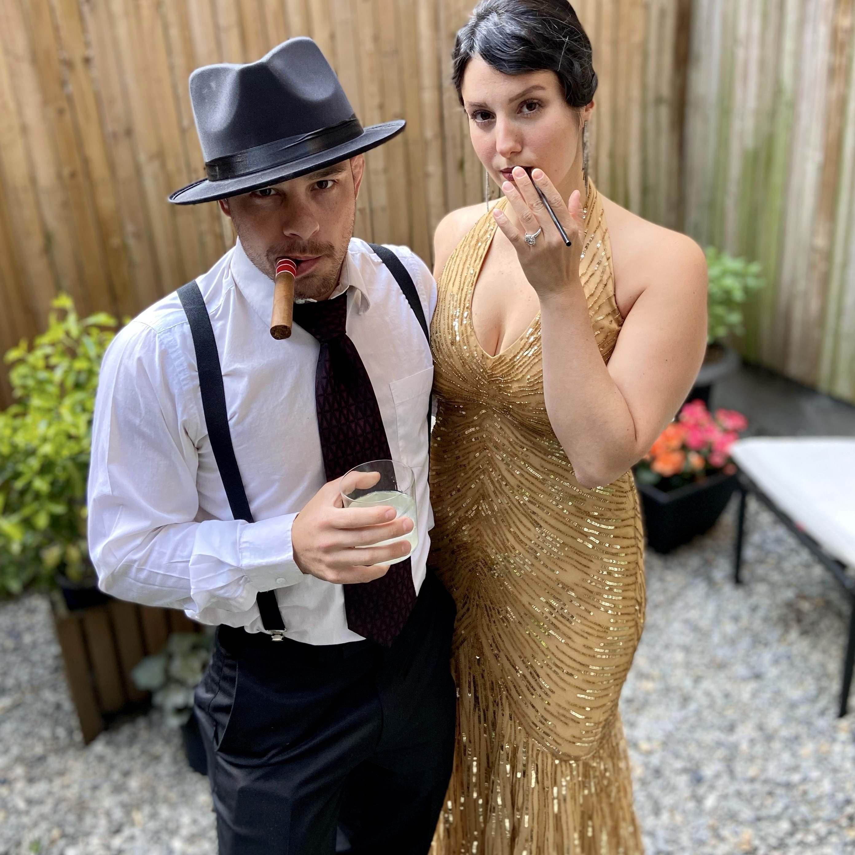 Joe and Kat went to a murder mystery birthday party in 2021. Fun fact: They were the only ones who dressed up. Fun Fact #2: Joe was the one murdered.