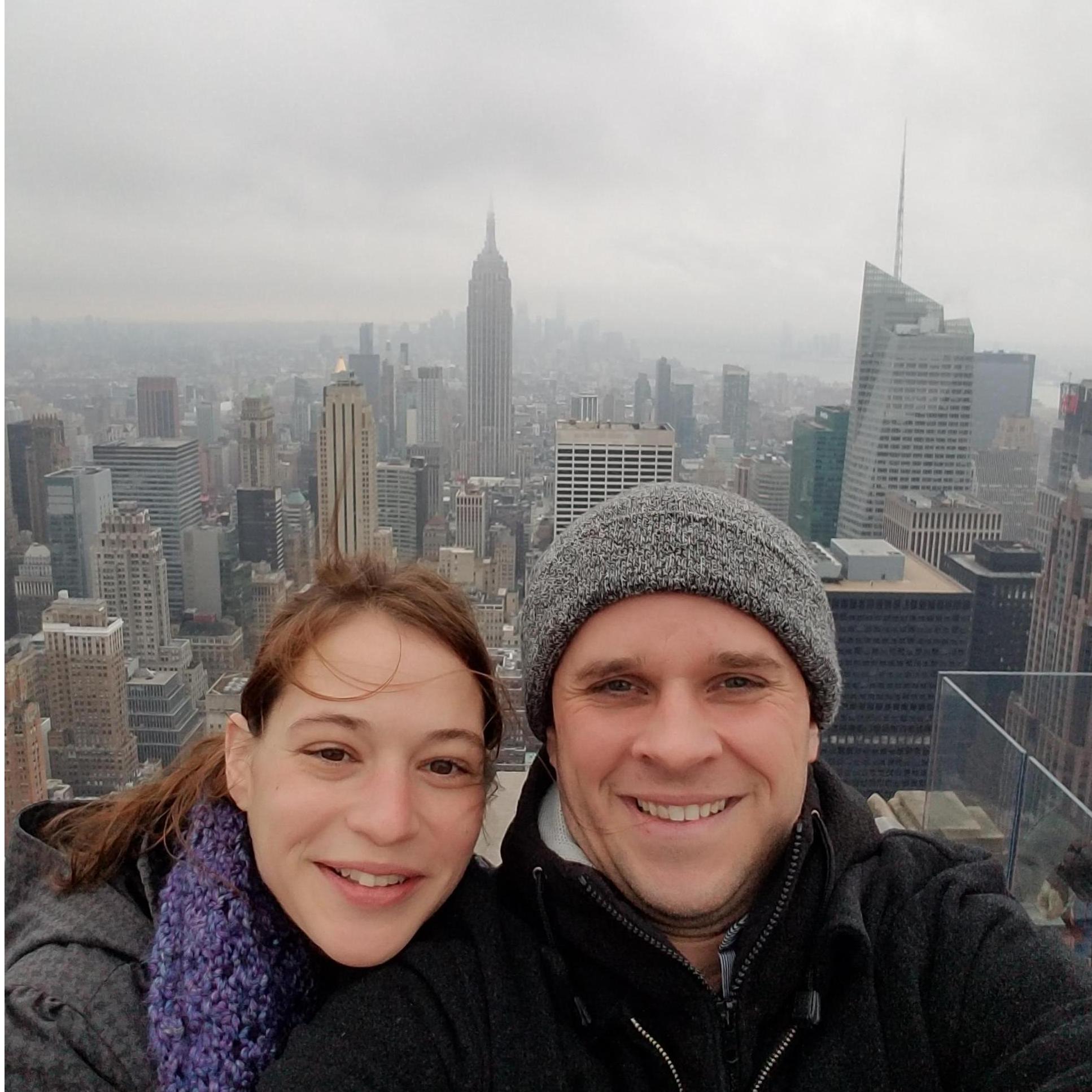 New York City, Top of the Rock December 2016