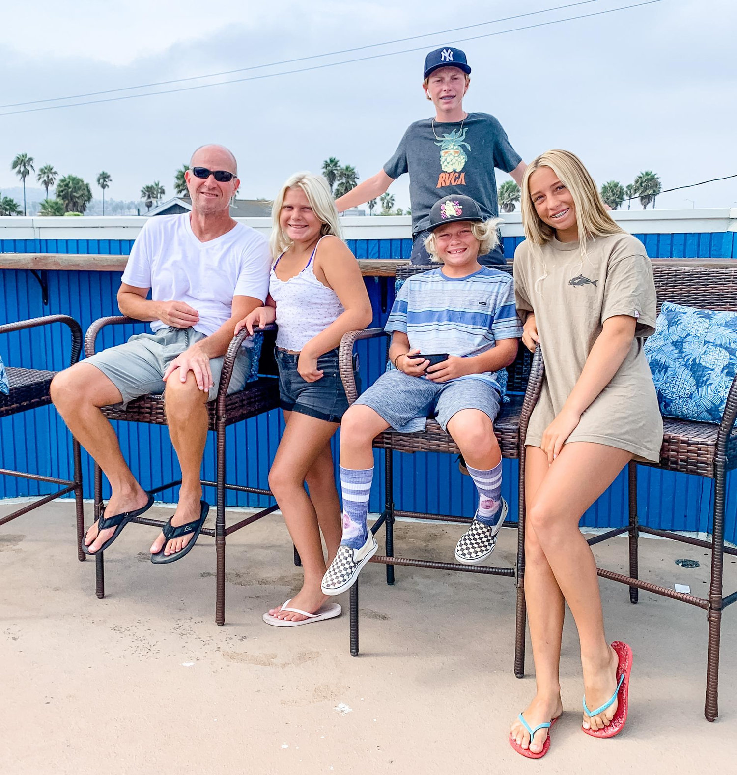 Summer vacation rental in South Mission Bay, San Diego, August 2020