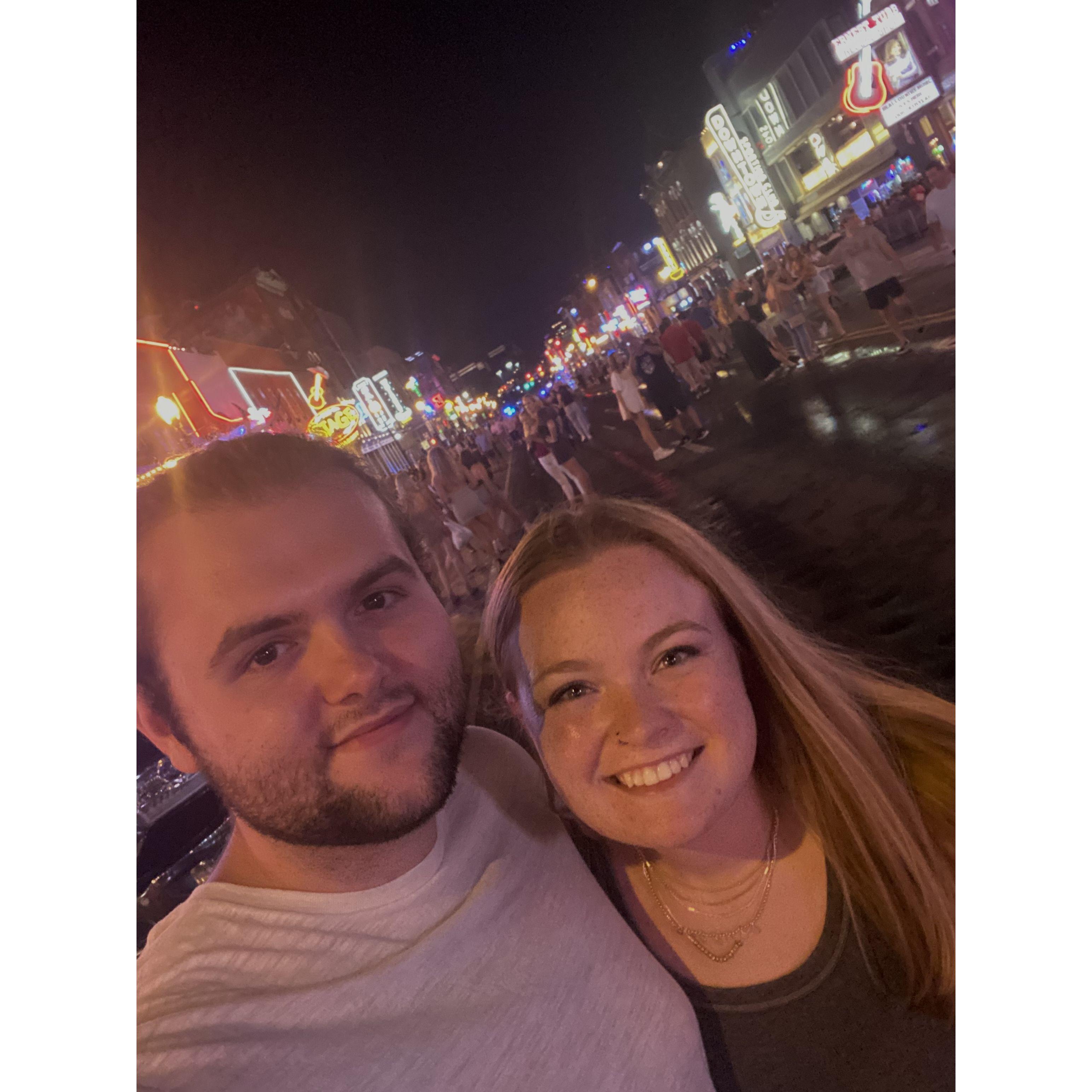Our first vacation together as a couple - Nashville, TN 2021