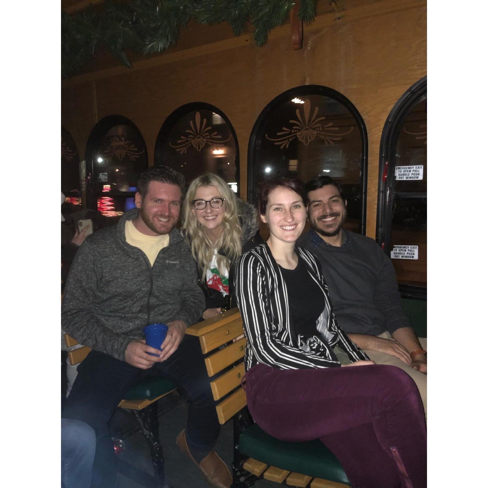 Christmas break 2019 with usher Michael and his fiancée Allison