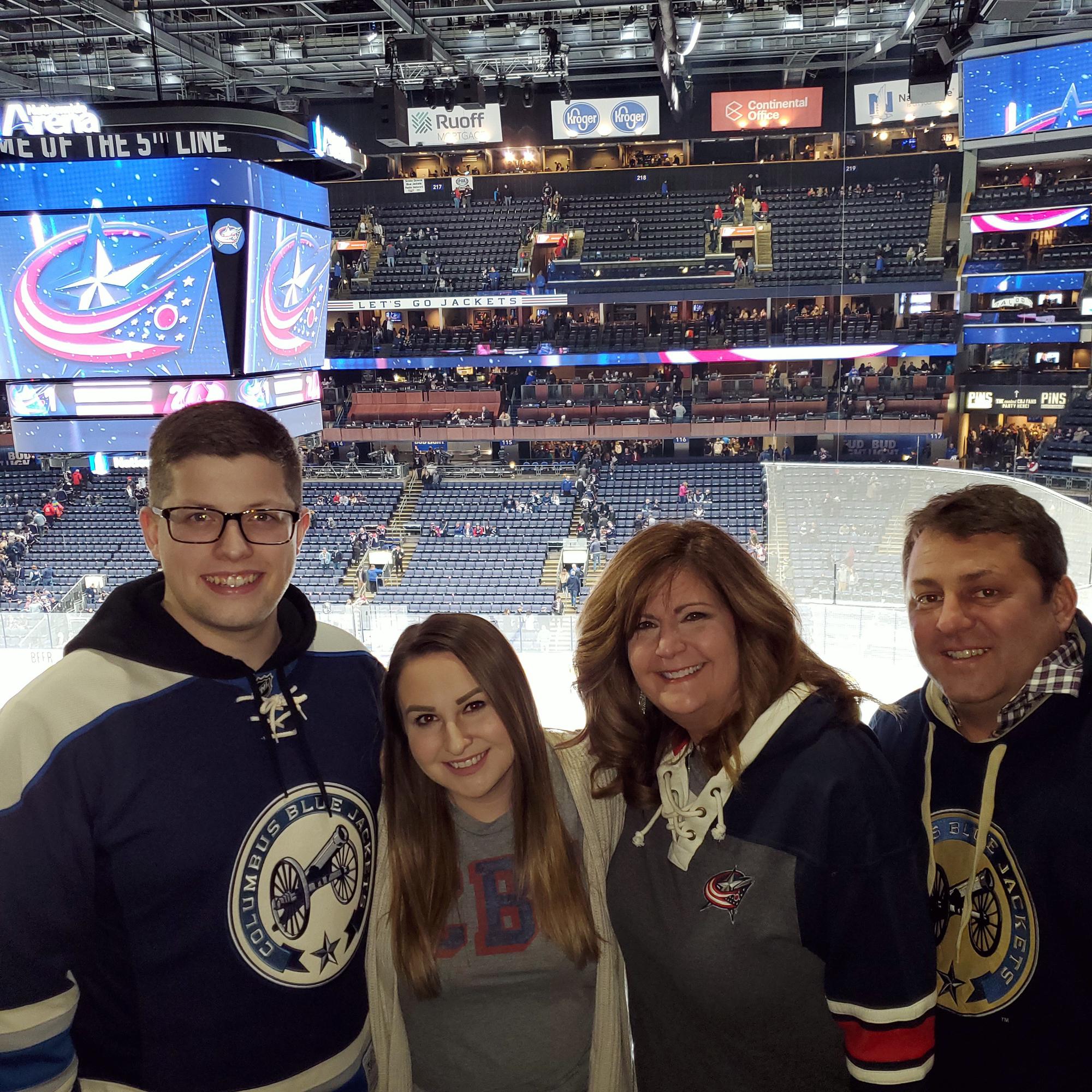 Always cheering on the Columbus Blue Jackets!
