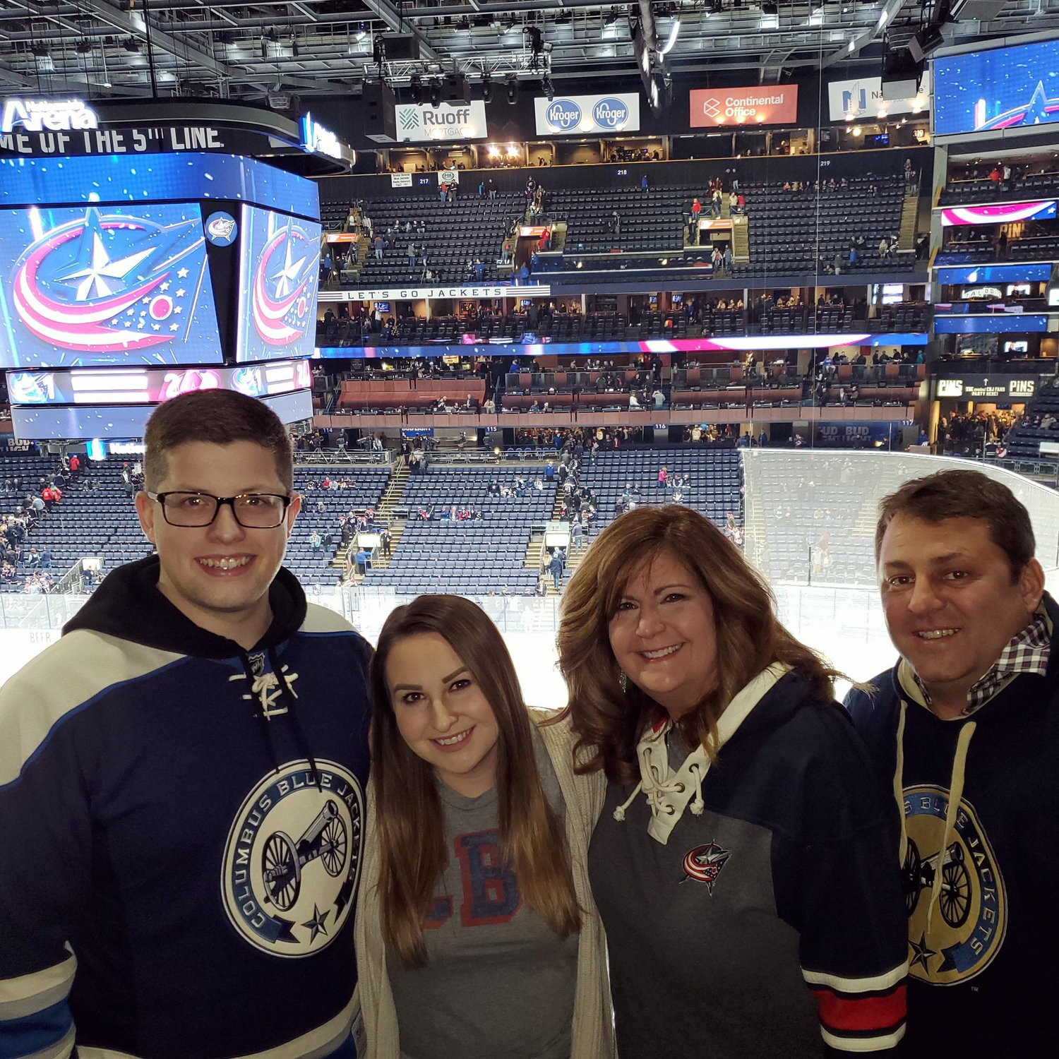 Always cheering on the Columbus Blue Jackets!