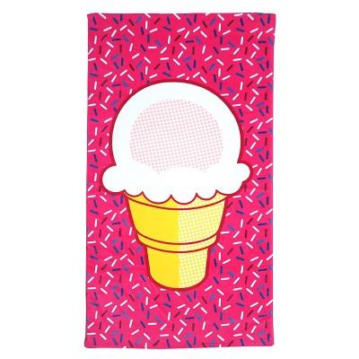 Beach Towel Seasonal Pink (32"x62")
