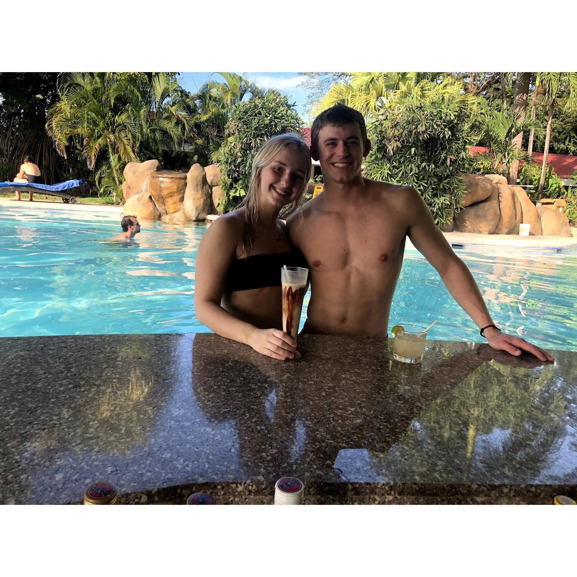 Swim Up Bar in Costa Rica 2019