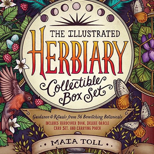 The Illustrated Herbiary Collectible Box Set: Guidance and Rituals from 36 Bewitching Botanicals; Includes Hardcover Book, Deluxe Oracle Card Set, and Carrying Pouch (Wild Wisdom)
