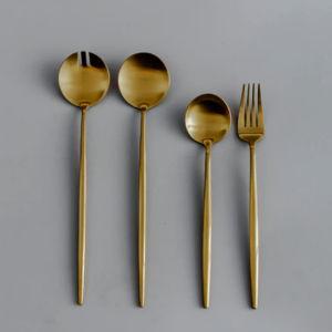 JazzUpCo - Minimalist/ French Flatware, Serving Utensils & Salad Servers Bundle