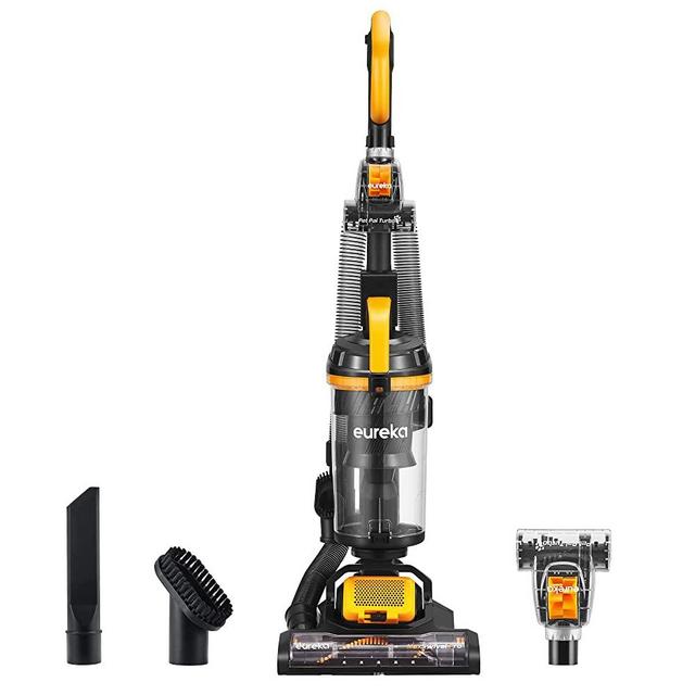 EUREKA Lightweight Upright Vacuum Cleaner, MaxSwivel Pro, Yellow