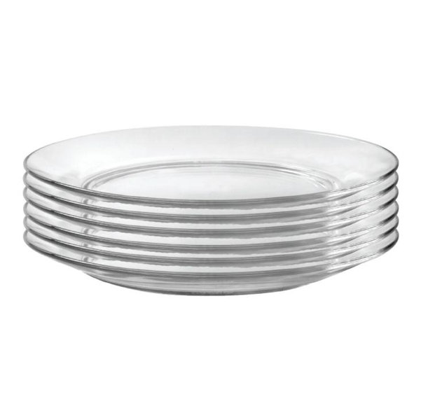 Duralex Dinner Lys Plates with a Polishing Cloth