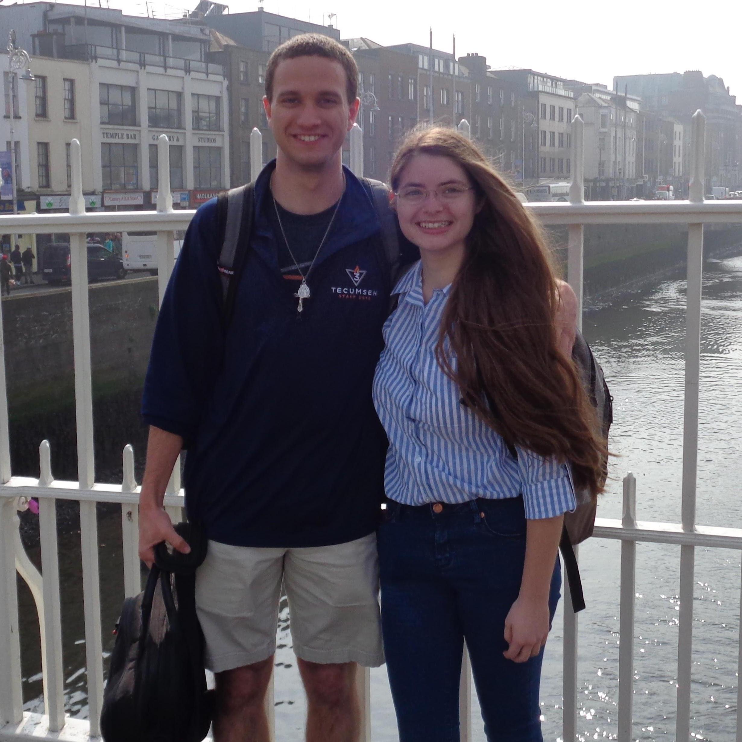 Touch down in Dublin. Tim visited Laura in Ireland during her 5 month study abroad in April 2019.