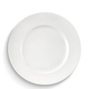 Brasserie All-White Porcelain Dinner Plates , Set of 4