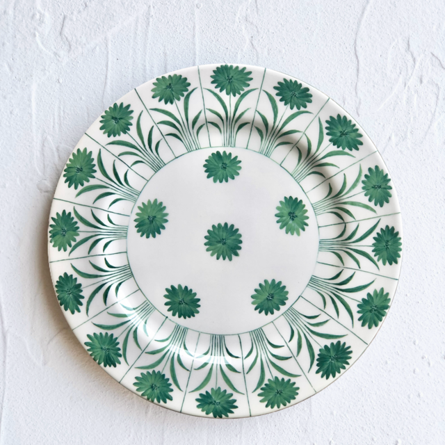 Verde Daisy Dinner Plate