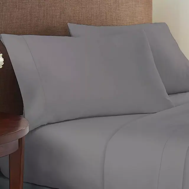 Therapedic® Solotex 400-Thread-Count Queen Sheet Set in Frost Grey