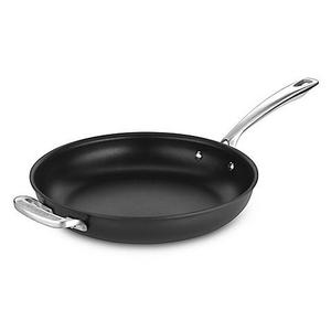 Cuisinart® DSI Induction Ready Hard Anodized 12" Skillet With Helper Handle in Grey
