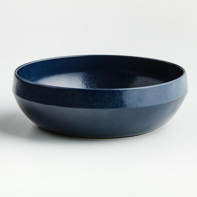 Visto Navy Stoneware Serving Bowl