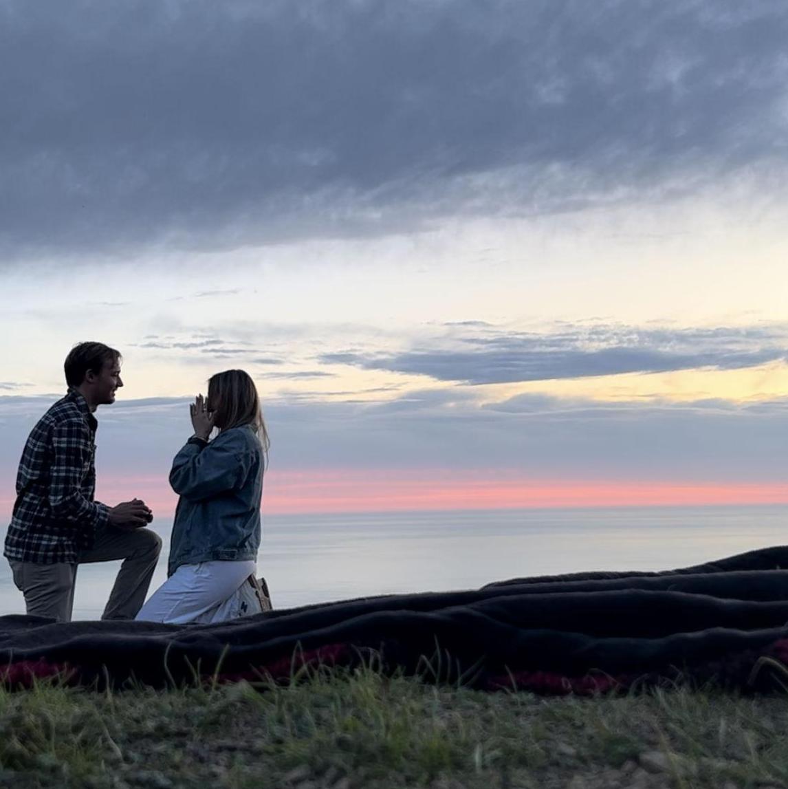 Feb 27th 2025! The day we got engaged at Mt. Tam in Marin, CA.