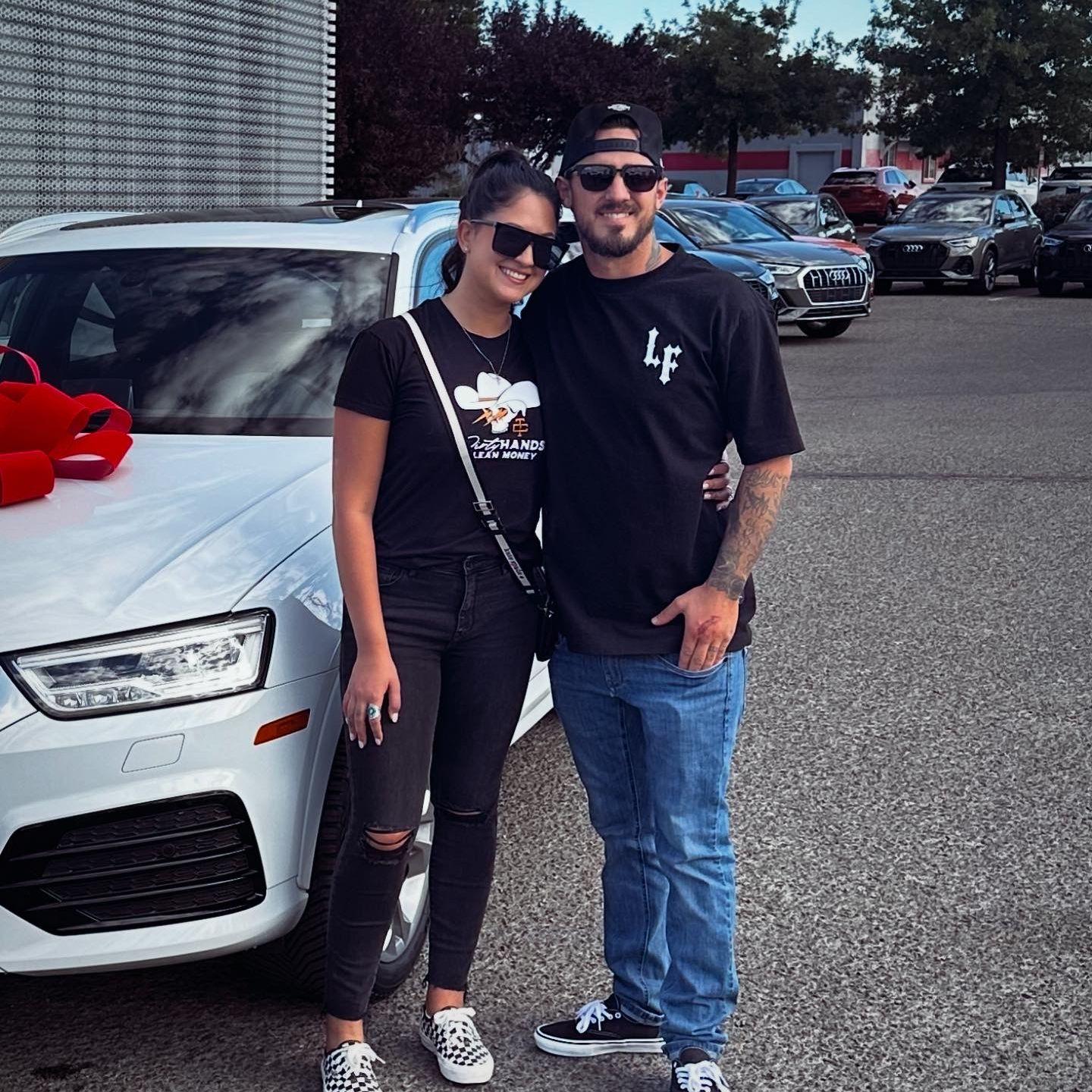 When I traded my car for an all-wheel drive so I can make it in Tahoe winters. Barek was more stoked than I was!