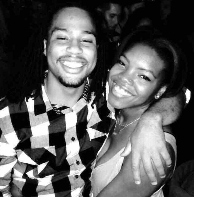 Our first official photo of us while dating.