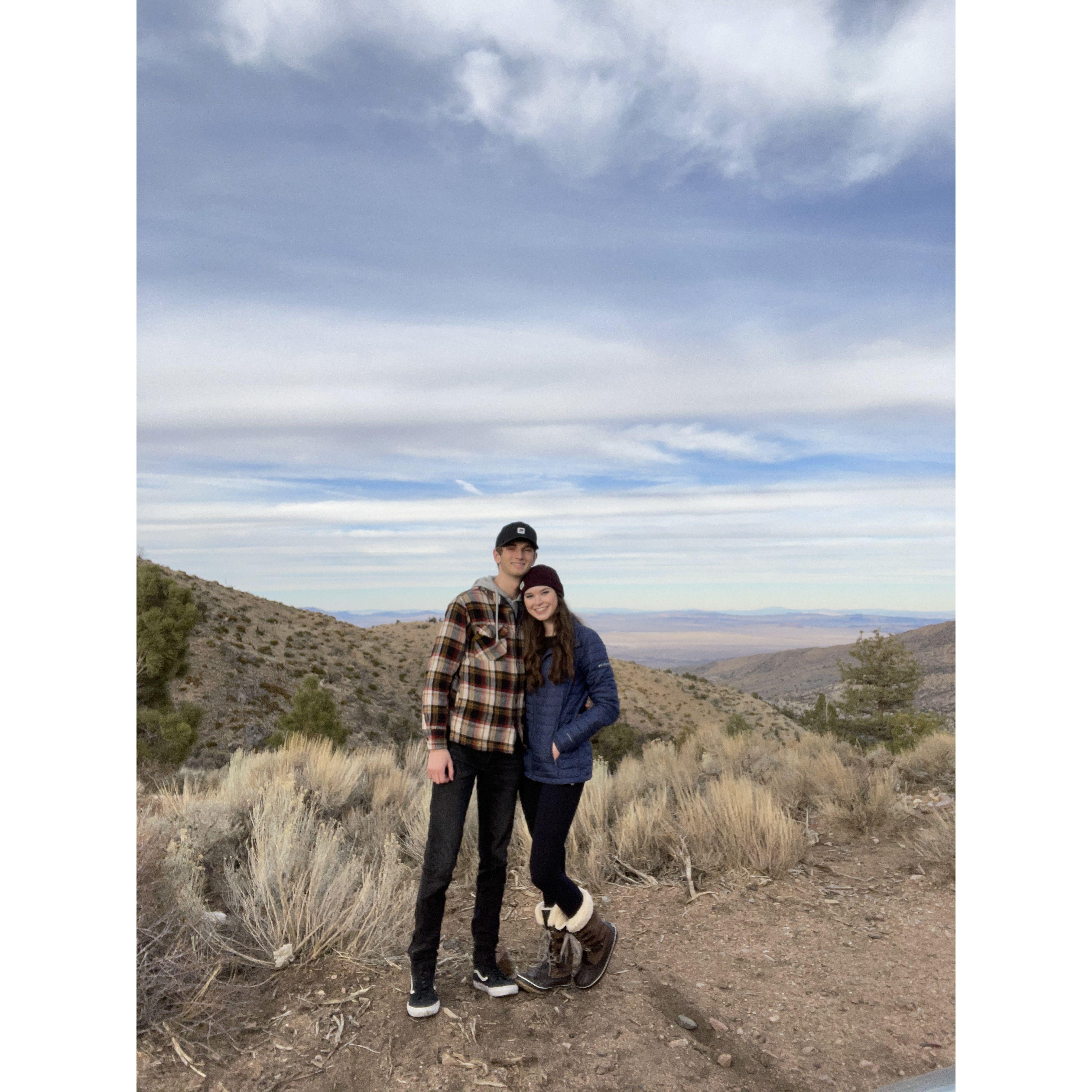 The first trip we took together. A group of our friends all went to Big Bear!
