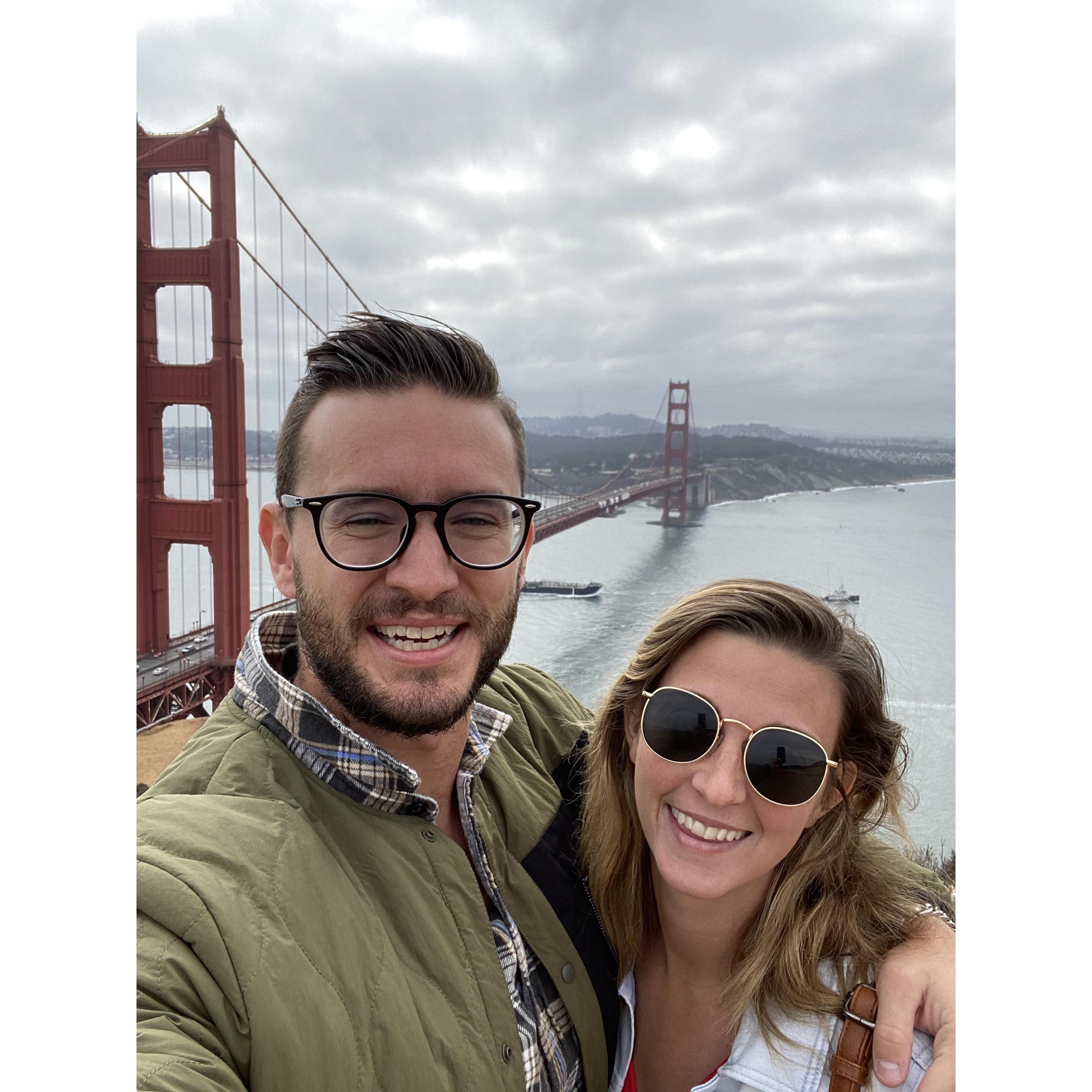 October 2020
Keith and Suzie visit the Golden Gate Bridge.