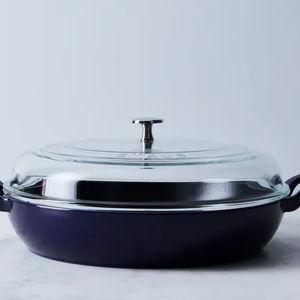 Food52 x Staub Cast Iron 3.5 QT Braiser with Glass Lid