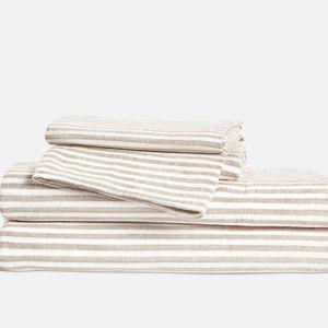 Washed European Linen Core Sheet Set