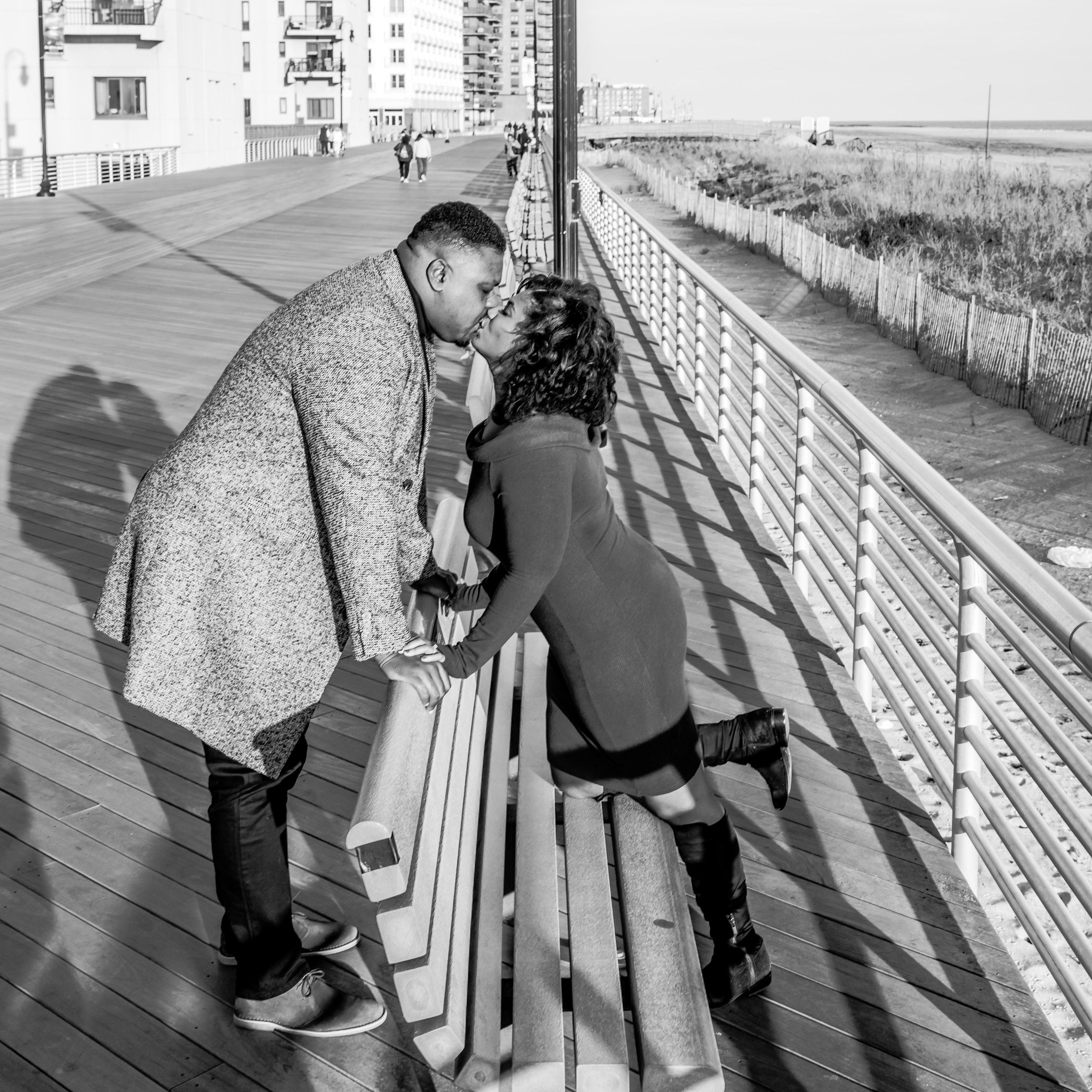 Engagement photoshoot in Long Beach.