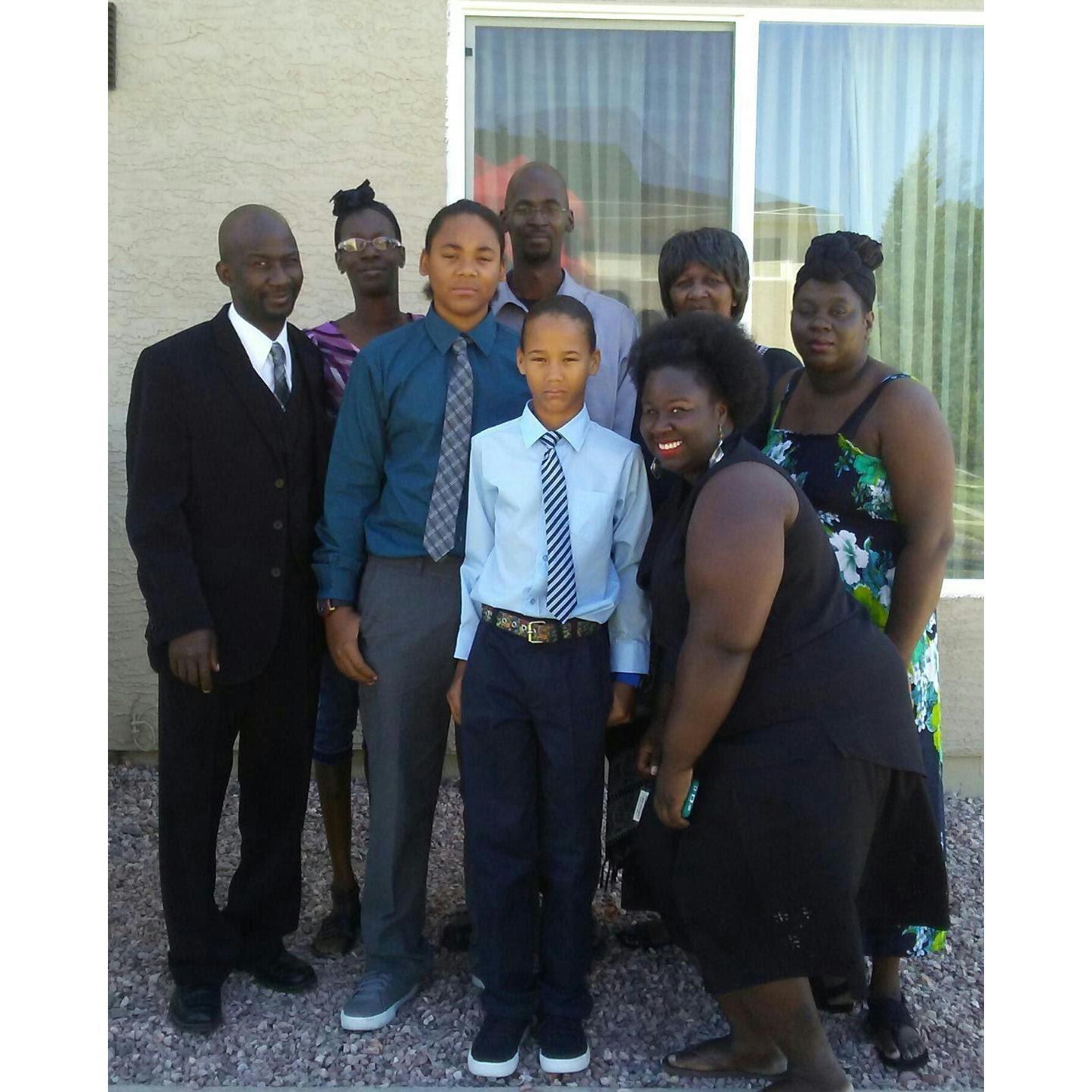 Michelle, Michelle's Mom (Sandra), The Sibs (Carl, Tasha, Michael and Karen) and nephews Damion and Demetrius. 
RIP Pops
Colorado Springs, CO
July 2016