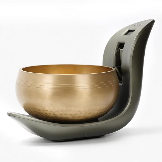 Automatic Singing Bowl – Hands-Free Sound Healing Bowl for Meditation, Yoga, Mindfulness, Energy Healing, Deep Relaxation & Sleep,Auto-Striking Himalayan Singing Bowl with Resonant Tone