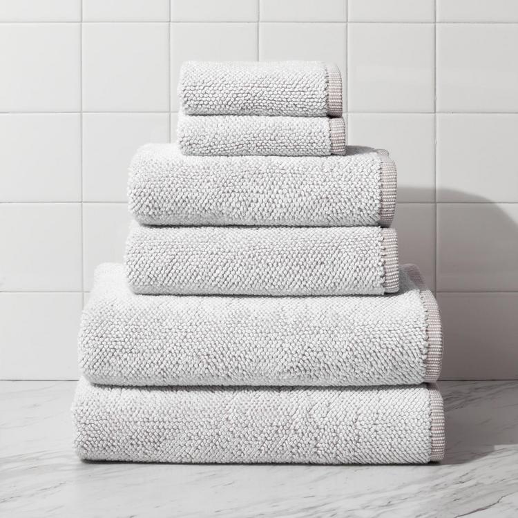 My Pillow Bath Towel Set - 6 Piece - Gray - 2 Bath Towels 56in x