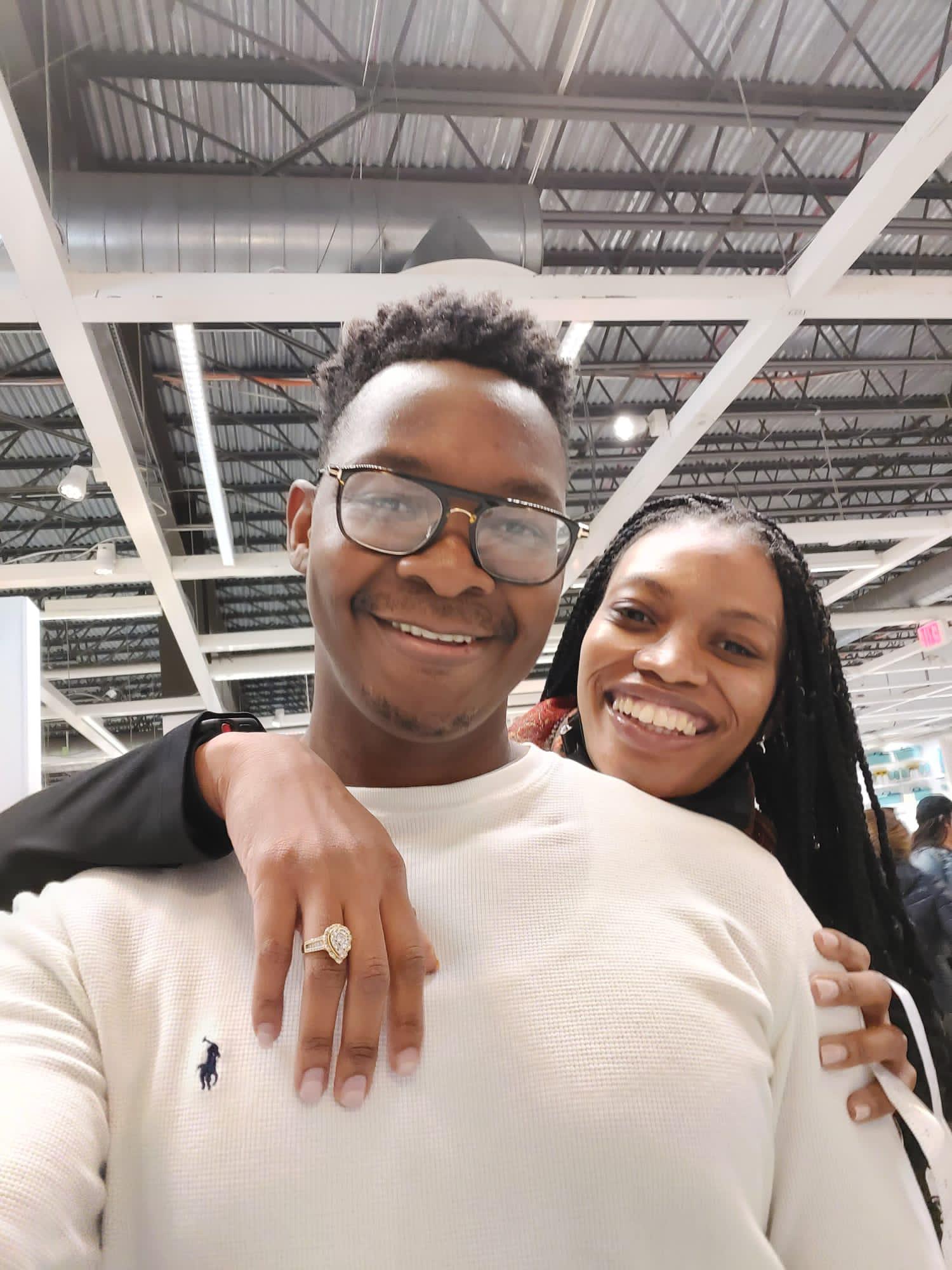 Buying our first set of furniture together :)