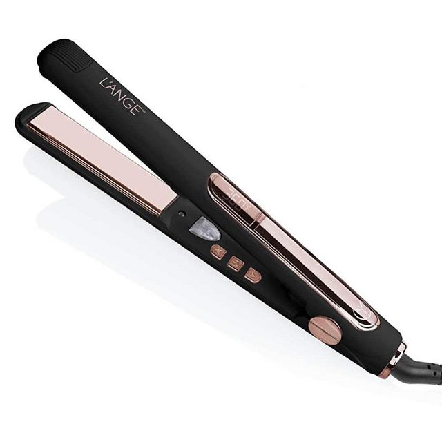 L’Ange Hair Le Rêve Titanium Straightener - 2 in 1 Ceramic Hair Straightener - Titanium Hair Straightener with Dual Voltage - Ionic Straightener with Digital Display - 1“ Plate, MSRP $179.00