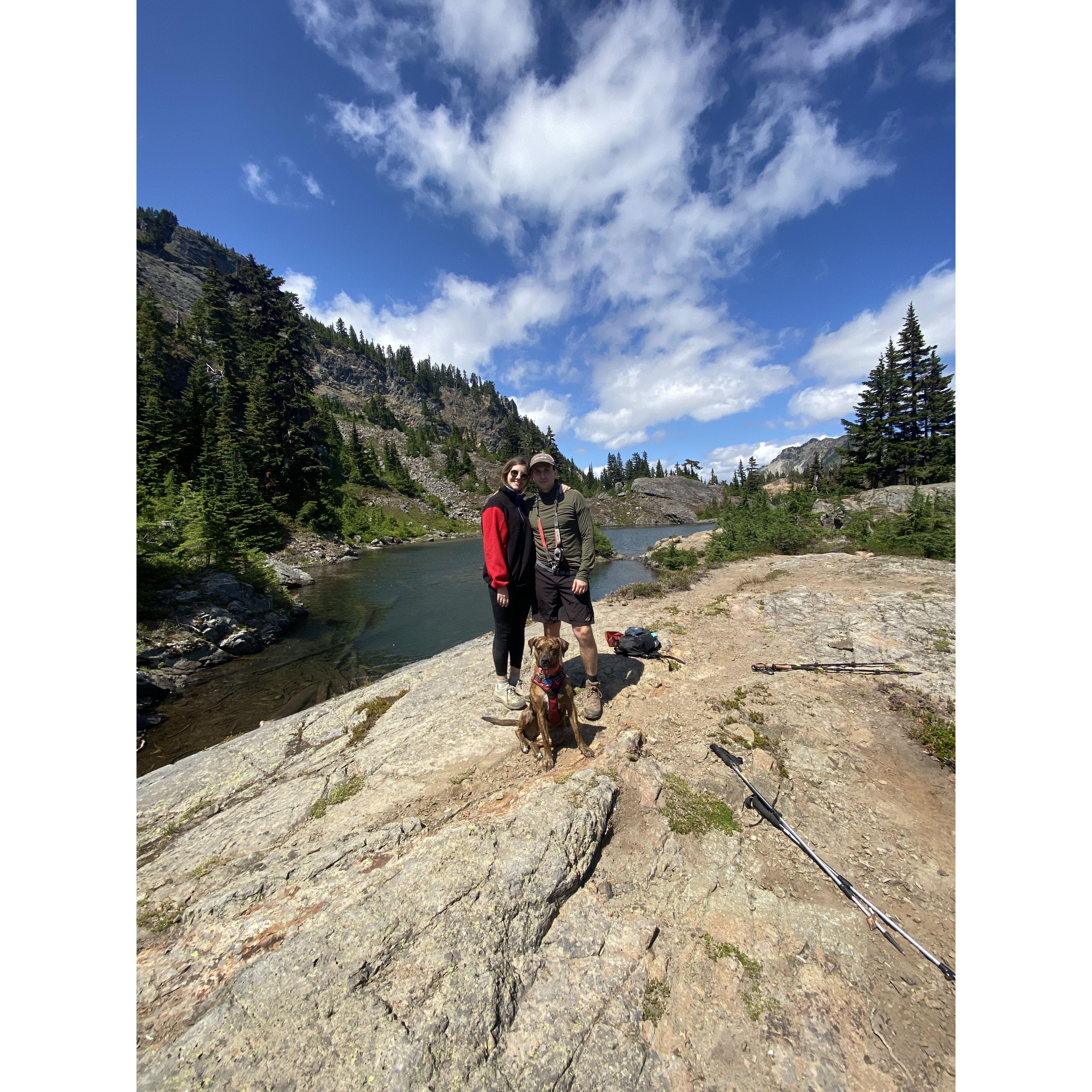 Cascade Mountains in WA (August 2023)