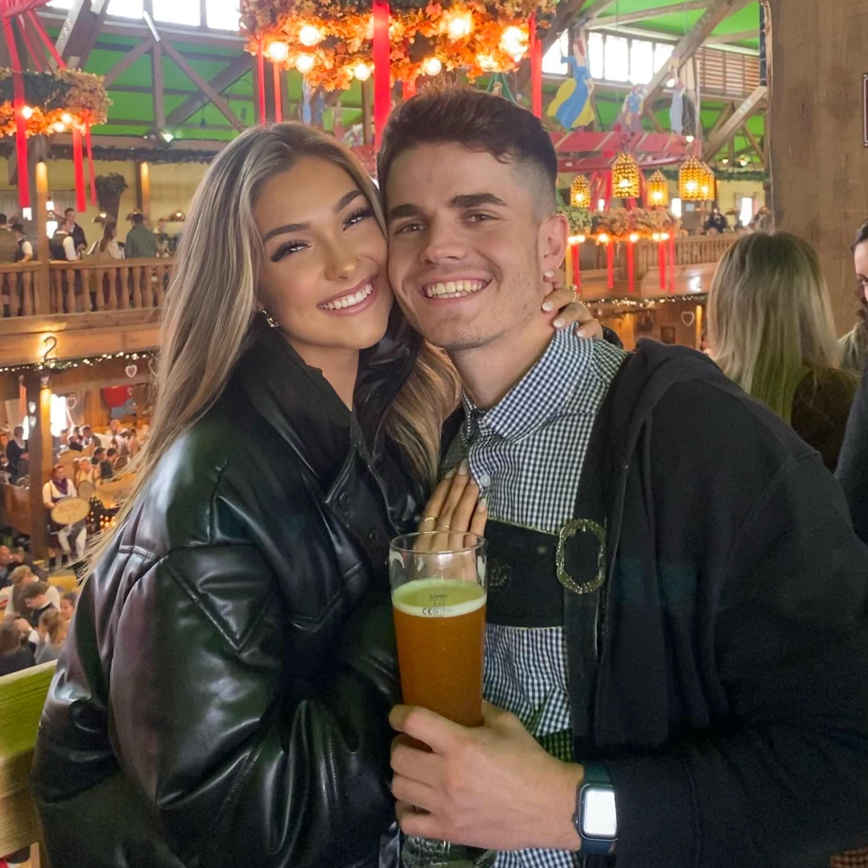 Oktoberfest opening day in Germany.