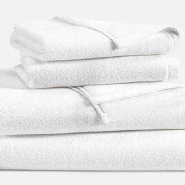 Classic Turkish Cotton Bath Towel Bundle | White