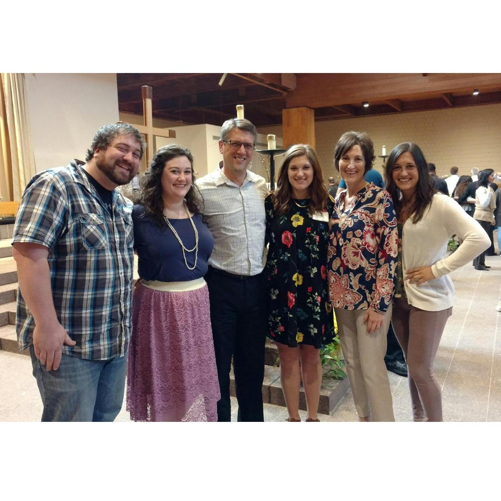 May 2017 - Rance's first time meeting Julia's parents! It was Greta Brecht's confirmation weekend.