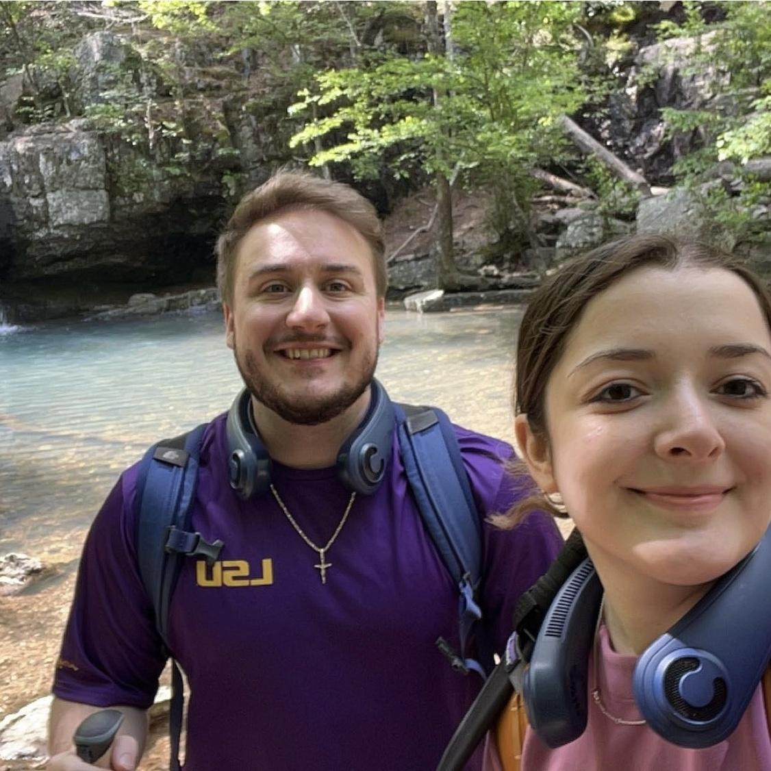 Hike to a waterfall in Arkansas!
