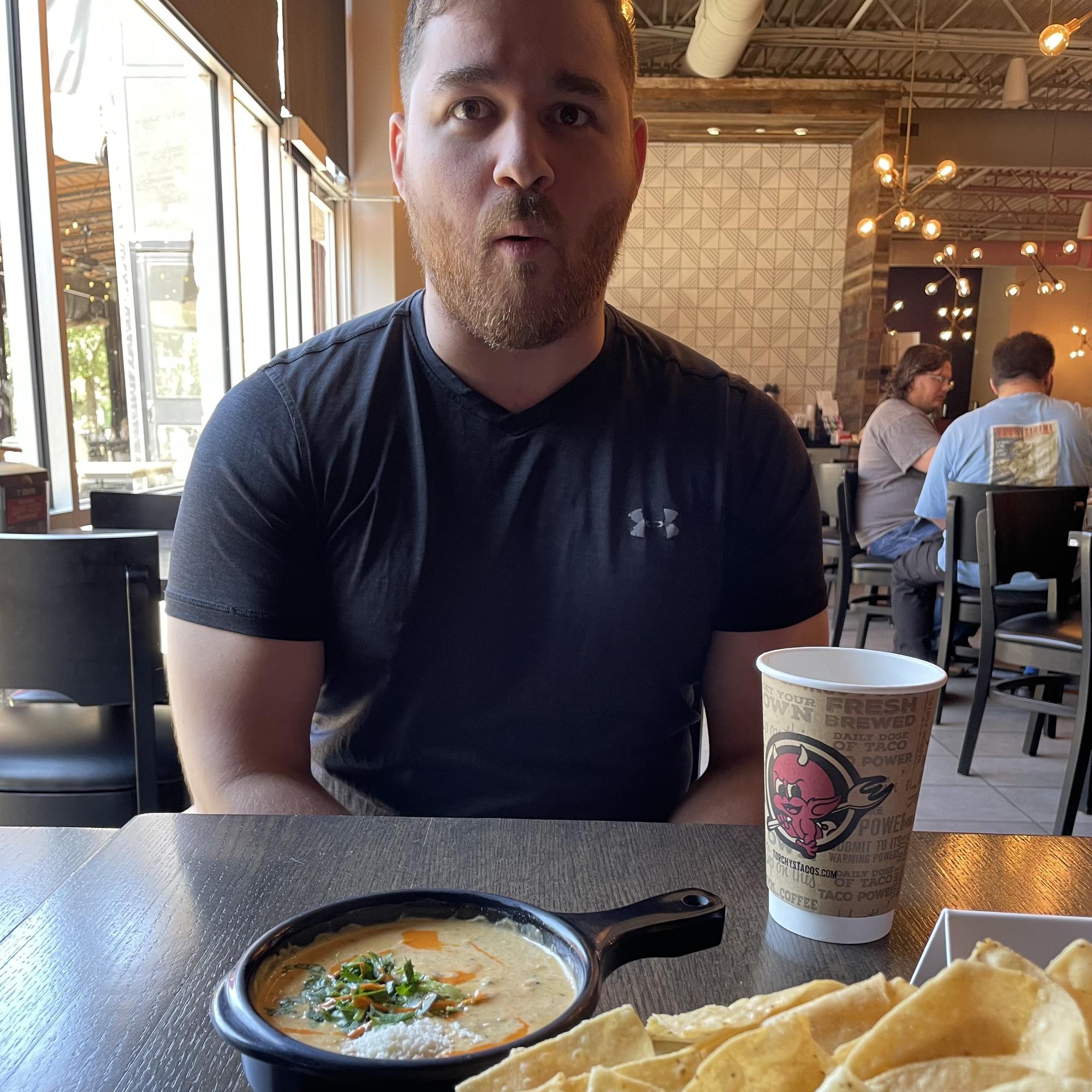 Dans first experience of Torchy’s queso