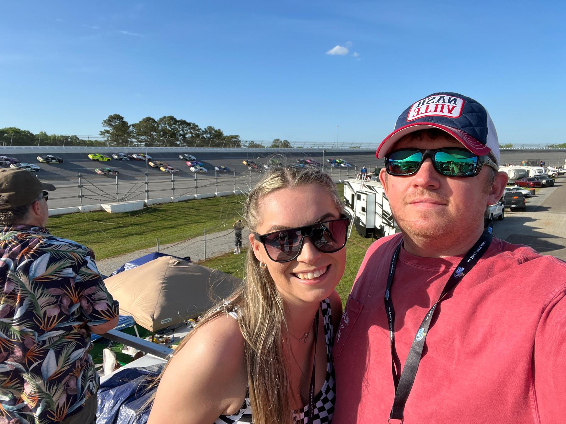 Arianna's first time at the Talladega Superspeedway!