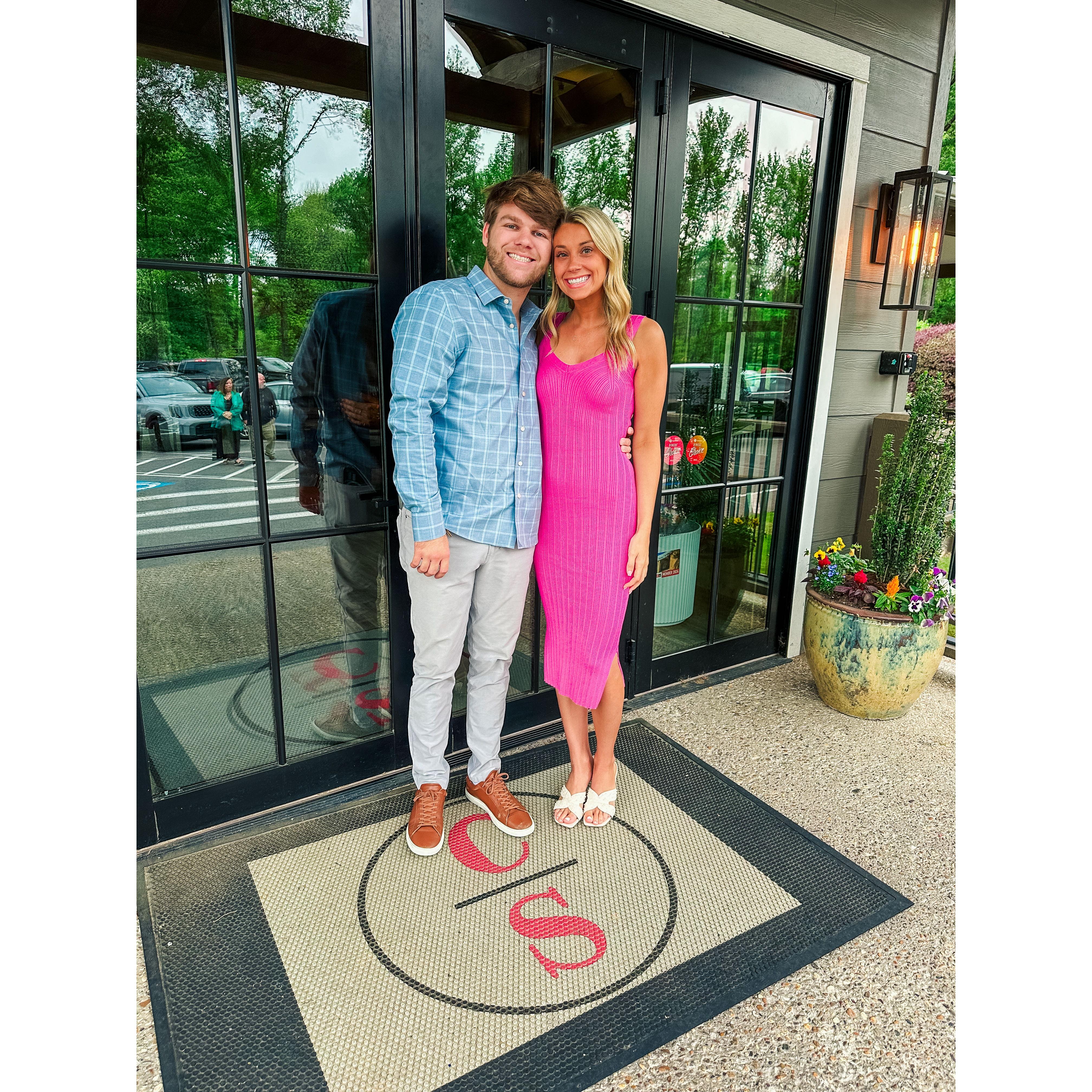 Our first anniversary!
