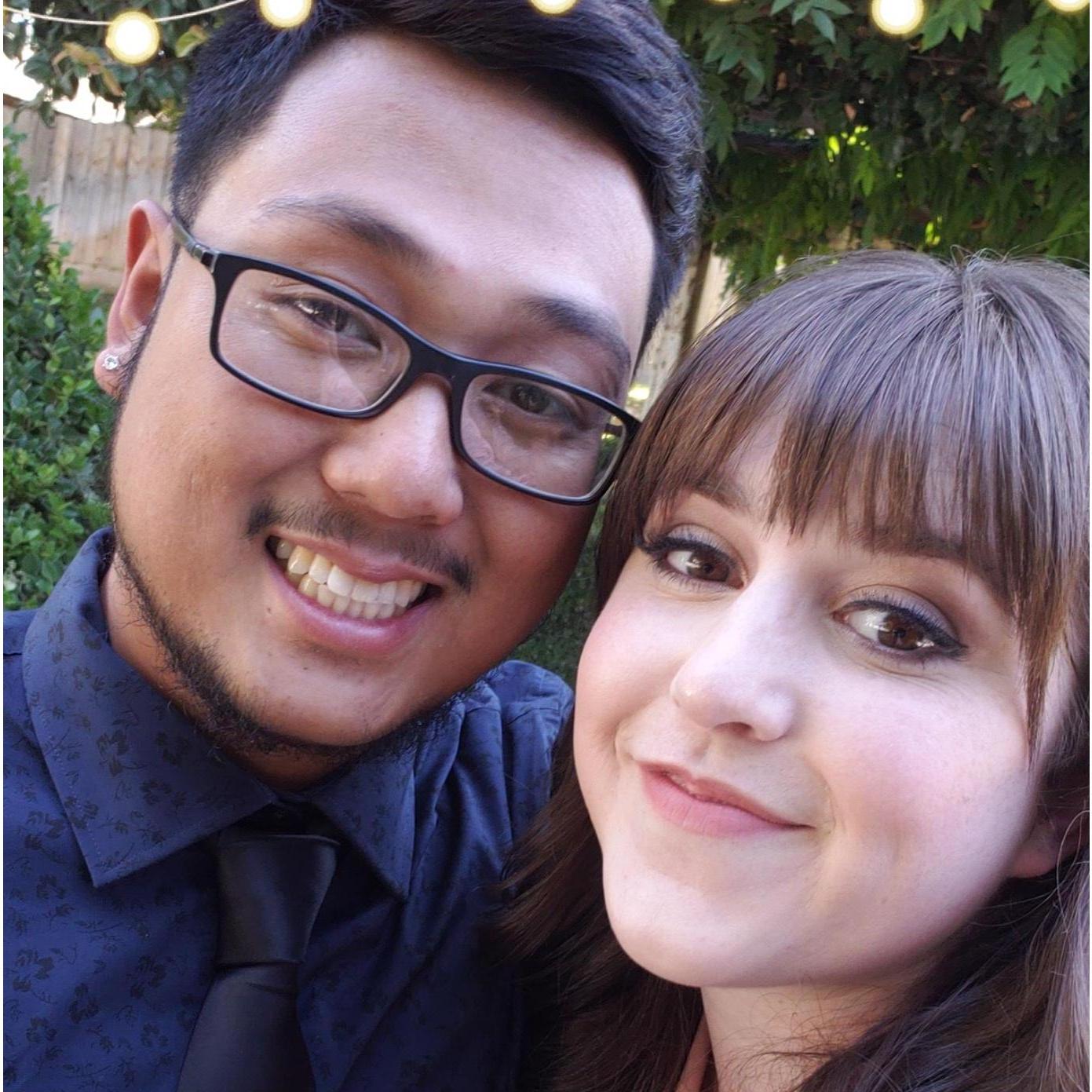 In attendance at a wedding, the next of which will be ours.