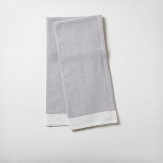 Diamond Chambray Organic Kitchen Towel, Set of 2